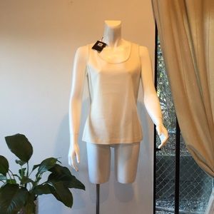 St. John Cream Tank Top